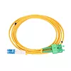 Extralink Patchcord SC/APC-LC/PC SM 9/125 DUPLEX 2.0mm 1.5m