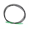 Extralink Patchcord SC/APC-SC/APC SM SIMPLEX 3.0mm 2m czarny