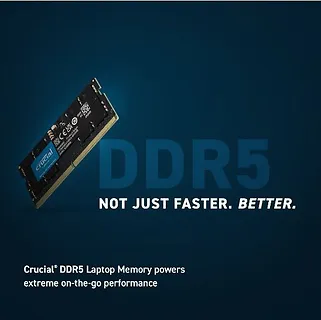 Crucial Pamięć do notebooka DDR5 SODIMM  32GB(2*16) /5600 CL46 (16Gbit)