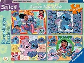 Ravensburger Polska Puzzle 4x100 elementów Disney Stitch