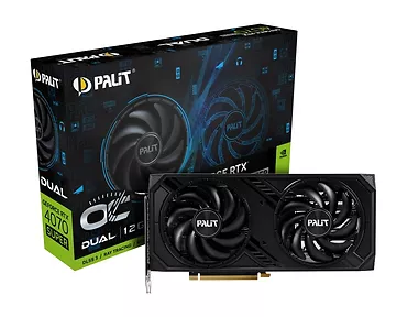 Palit Karta graficzna GeForce RTX 4070 SUPER DUAL OC 12GB GDDR6X 192bit 3DP