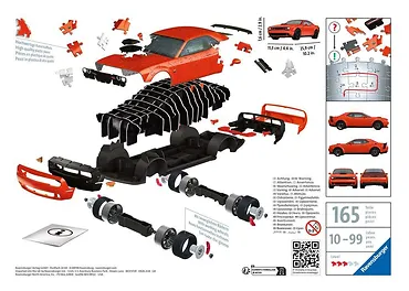 Ravensburger Polska Puzzle 3D Dodge Challenger R/T Scat Pack Widebod