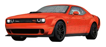 Ravensburger Polska Puzzle 3D Dodge Challenger R/T Scat Pack Widebod