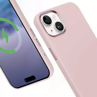 CRONG Etui Color Cover LUX Magnetic iPhone 15 MagSafe Różowe