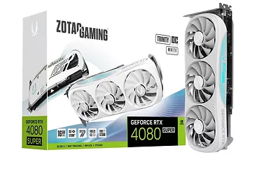 ZOTAC Karta graficzna GeForce RTX 4080 SUPER TRINITY OC 16G GDDR6X 256bit biała