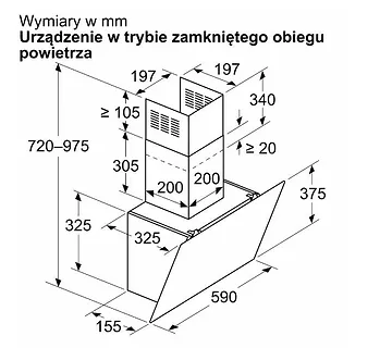 Bosch Okap DWK65DK20 biały