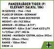 Cobi Klocki Klocki Panzerjager Tiger (P) Elefant