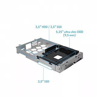 Chieftec Obudowa BE-10B-300 300W mATX czarna