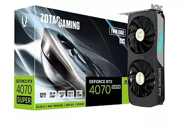 Karta graficzna Zotac Gaming GeForce RTX 4070 SUPER Twin Edge OC 12GB GDDR6X