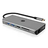 IcyBox Stacja dokująca IB-DK4061-CPD 12w1,2xHDMI, PD 100W