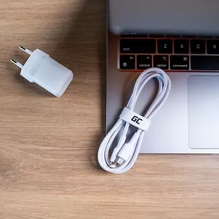 Green Cell Kabel PowerStream USB-C do Lightning 1m MFI, PD, biały