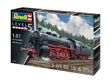 Revell Model plastikowy Lokomotywa Express Locomotive S3/6 1/87