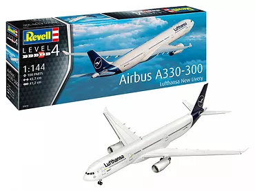 Revell Model plastikowy Samolot Airbus A330-300 Lufthansa 1/144