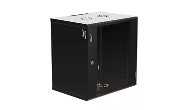 Extralink Szafa rack  PREMIUM 12U 600x450 czarna beznarzędziowy montaż, montowanie na ścianie