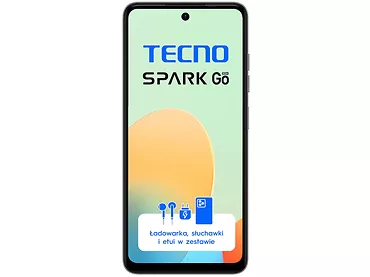 Smartfon TECNO Spark Go 2024 4/128GB Czarny