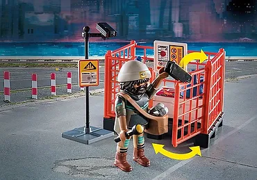 Playmobil Zestaw z figurkami City Action 71381 Starter Pack Policja