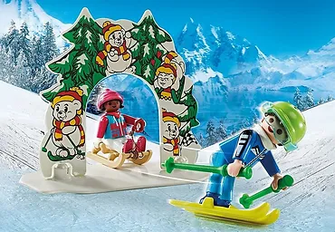 Playmobil Zestaw z figurkami My Life 71453 Narciarski świat