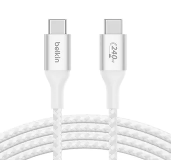 Belkin Kabel BoostCharge USB-C/USB-C 240W 2m biały