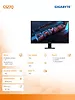 Gigabyte Monitor 27 cali GS27Q IPS QHD HDMI DP 165HZ