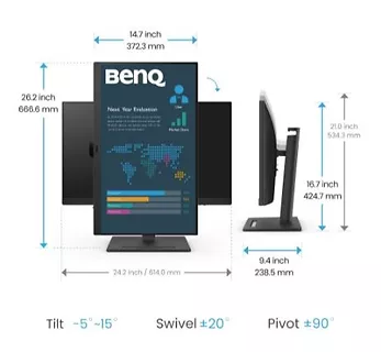 Benq Monitor 27 cali BL2790QT 2K 5ms/IPS/75Hz/HDMI