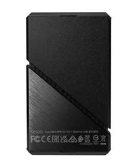 Adata Zewnętrzny dysk SSD SE920 4TB USB4C 3800/3700 MB/s Black