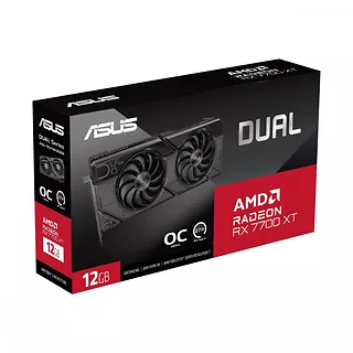 Asus Karta graficzna Radeon RX 7700 XT DUAL OC 12GB GDDR6 192bit 3DP