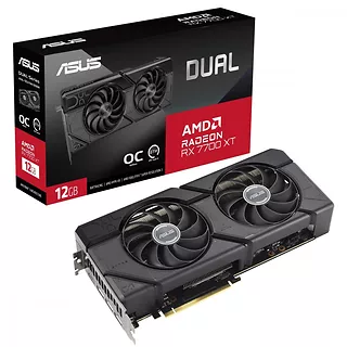 Asus Karta graficzna Radeon RX 7700 XT DUAL OC 12GB GDDR6 192bit 3DP