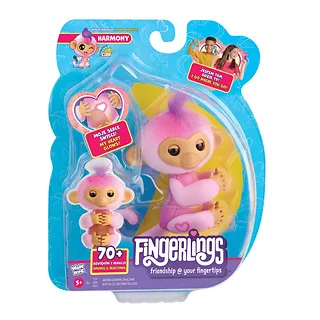 Cobi Figurka interaktywna Fingerlings Małpka Różowa Harmony