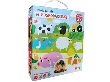 CzuCzu Moje puzzle W gospodarstwie 20 elementów