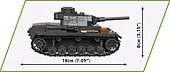 Cobi Klocki Klocki Historical Collection WWII Panzer III Ausf. J 590 klocków