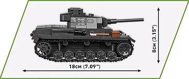 Cobi Klocki Klocki Historical Collection WWII Panzer III Ausf. J 590 klocków