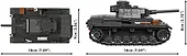 Cobi Klocki Klocki Historical Collection WWII Panzer III Ausf. J 590 klocków