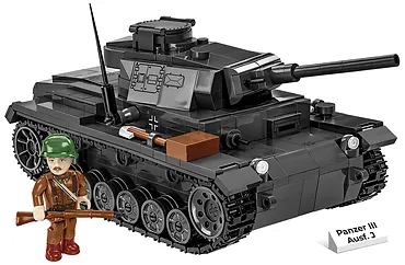 Cobi Klocki Klocki Historical Collection WWII Panzer III Ausf. J 590 klocków