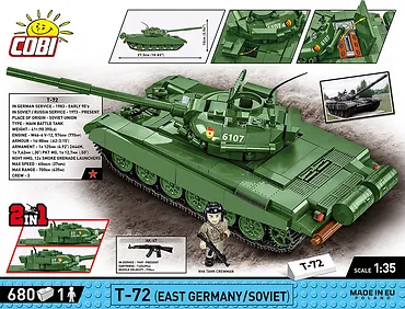 Cobi Klocki Klocki Armed Forces T-72 (East Germany/Soviet)