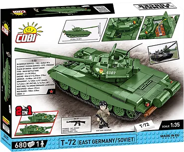 Cobi Klocki Klocki Armed Forces T-72 (East Germany/Soviet)