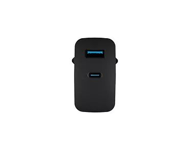 Natec Ładowarka sieciowa Ribera GAN 1X USB-A + 1X USB-C 65W Czarna