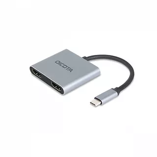 DICOTA Stacja dokująca USB-C Portable 4-in-1 D ock 4K 2xHDMI 100W PD