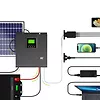 Green Cell Inwerter solarny falownik Off Grid z ładowarką solarną MPPT 24VDC 230VAC 2000VA/2000W Czysta sinusoida