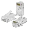 Qoltec Wtyk złącze modularne RJ45 | CAT6 | UTP | Pozłacane styki |      100 sztuk