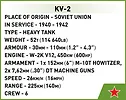 Cobi Klocki Klocki Historical Collection WWII KV-2