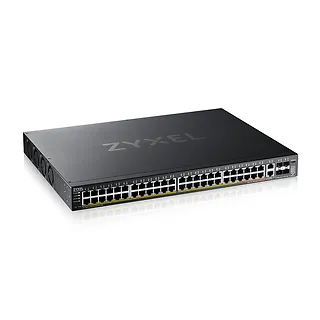 Zyxel Przełącznik zarządzalny XGS2220-54HP-EU0101F L3 600W PoE, 40xPoE+/10xPoE++, 48x1G RJ45 2x10mG RJ45, 4x10G SFP+