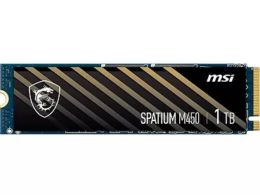 Dysk SSD MSI 1TB M.2 PCIe Gen4 NVMe Spatium M450