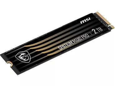 Dysk SSD MSI 2TB M.2 PCIe Gen4 NVMe Spatium M480 Pro