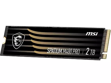 Dysk SSD MSI 2TB M.2 PCIe Gen4 NVMe Spatium M480 Pro