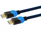 Kabel HDMI 2.0 SAVIO GCL-05 4K Gaming Play Station 3m Oplot niebieski