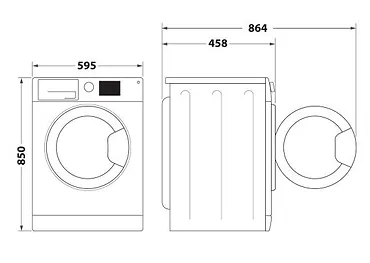 Whirlpool Pralka WRBSS6249SEU