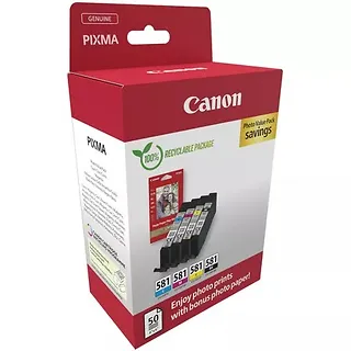 Canon Tusz CLI-581 BK/C/M/Y PHOTO VALUE  2106C006