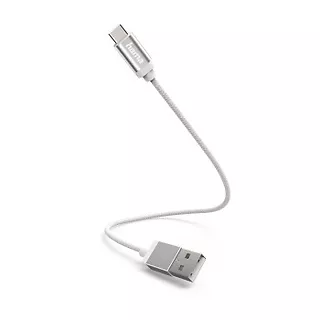 Hama Kabel ładujący USB-C 0,2m Biały