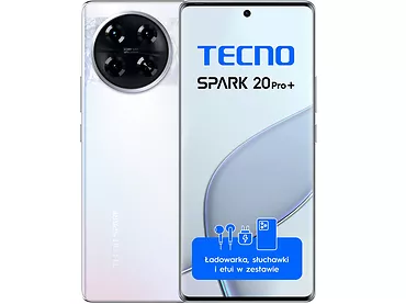 Smartfon TECNO Spark 20 Pro+ 8/256GB Biały