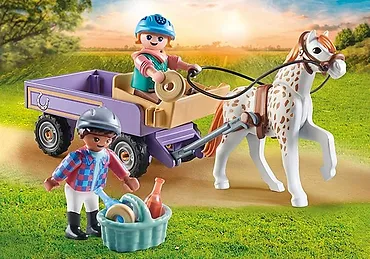 Playmobil Zestaw figurek Horses 71496 Powóz kucyków